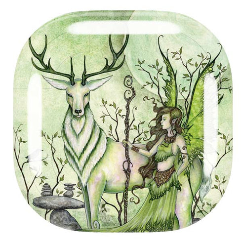 Amy Brown Guardian Fairy and Stag Galaxy Buds Pro Skin